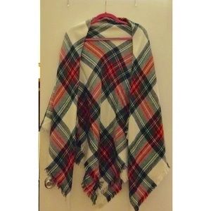ASOS Oversized Plaid Blanket Scarf